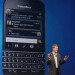 Blackberry-CEo Thorsten Heisn bei der Vorstellung des Q10.