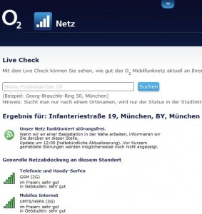 Beim Test mit der neuen Funktion war der Empfang in und um die ITespresso-Redaktionsräume in München einwandfrei (Screenshot: ITespresso).