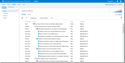 Die Team Foundation Services von Visual Studio 2013 geben granularen Überblick zu allen Team-Arbeiten bei der Entwicklung (Screen: Microsoft)