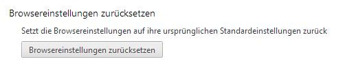 Resetbutton inn Chrome29