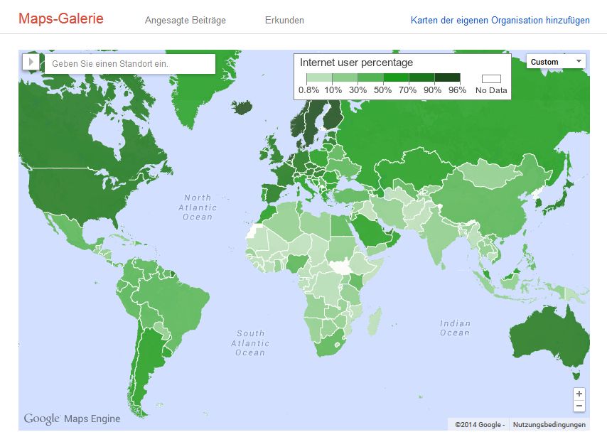 Google startet Online-Kartensammlung Maps Gallery - ITespresso.de