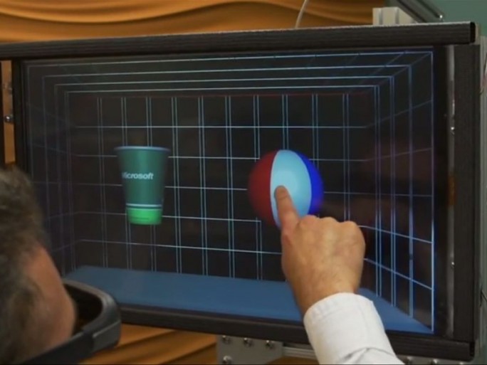 Microsoft 3D Touchscreen-Feedback