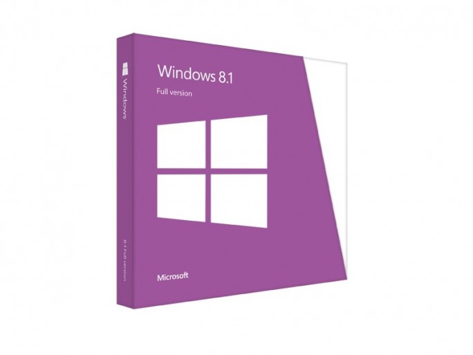 Verkaufsverpackung von Windows 8.1
