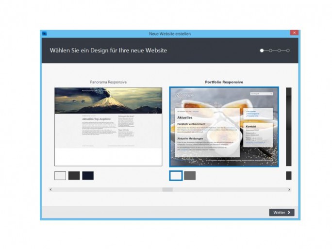 Zetaproducer 12.2 Website erstellen